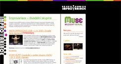 Desktop Screenshot of improvariace.cz